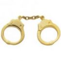 HANDCUFF TIE TAC - GOLD FINISH.